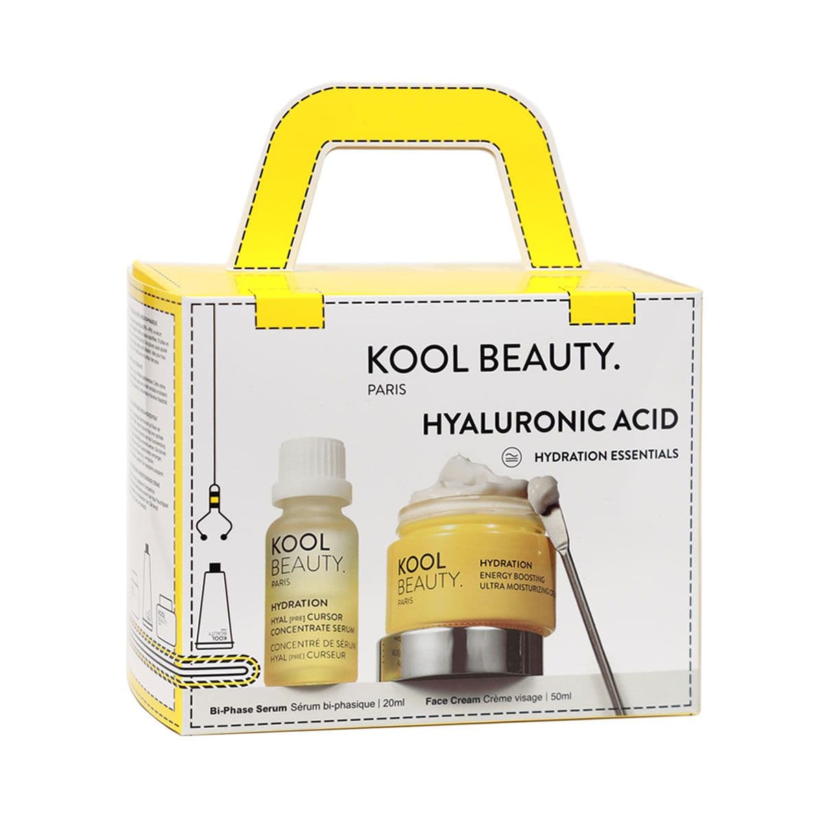 ნაკრები ჰიალურონით Hydration 0613 ქულ ბიუთი - Kool Beauty