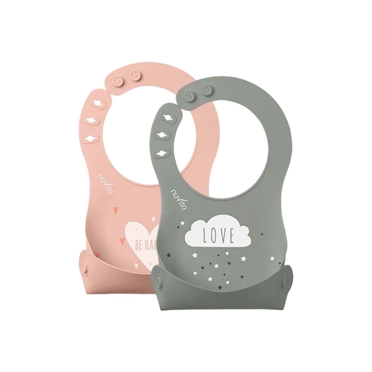 წინსაფარი სილიკონის ვარდისფერი 0874 ნუვიტა - Nuvita