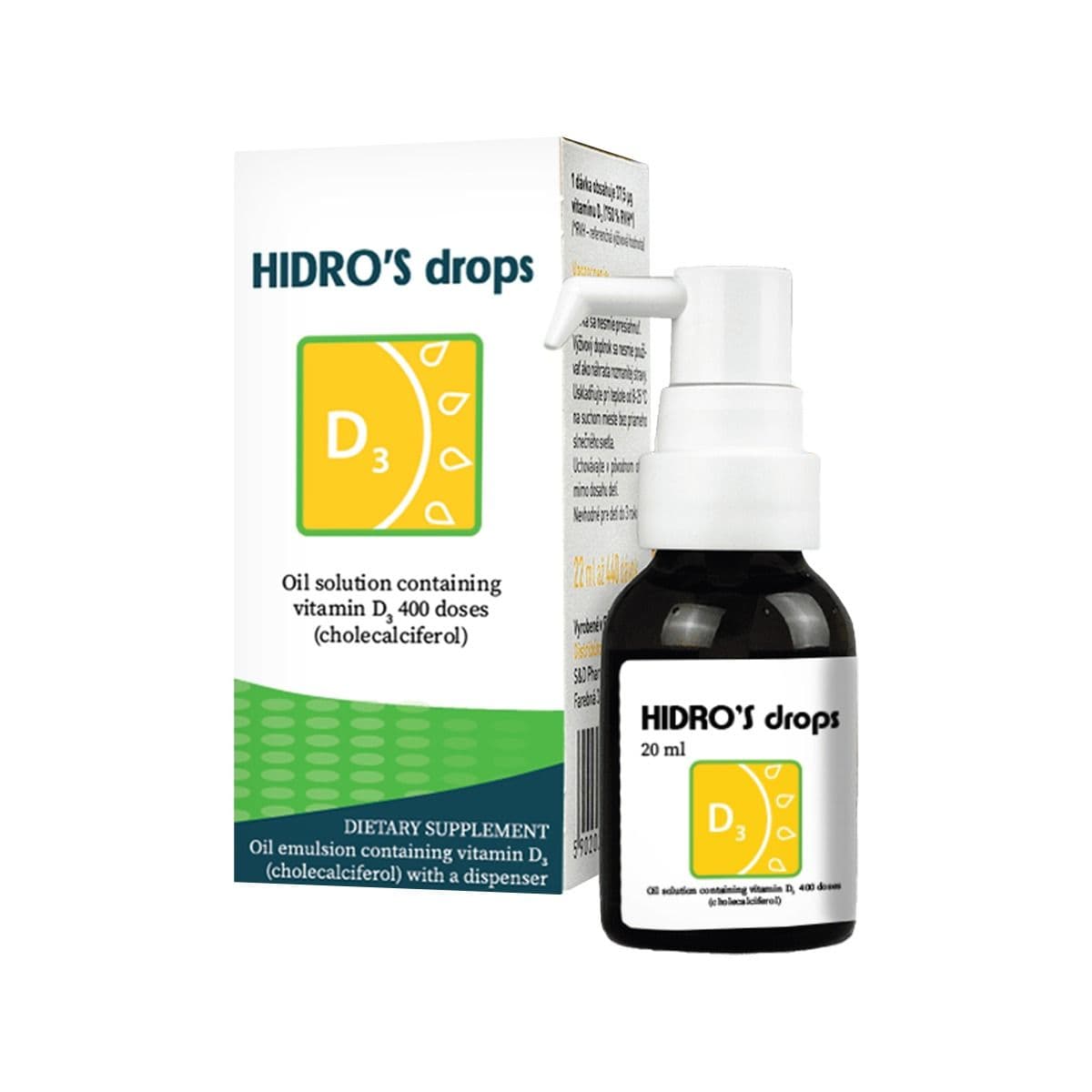 ჰიდროს დროფსი - Hidro's drops წვეთები 20მლ