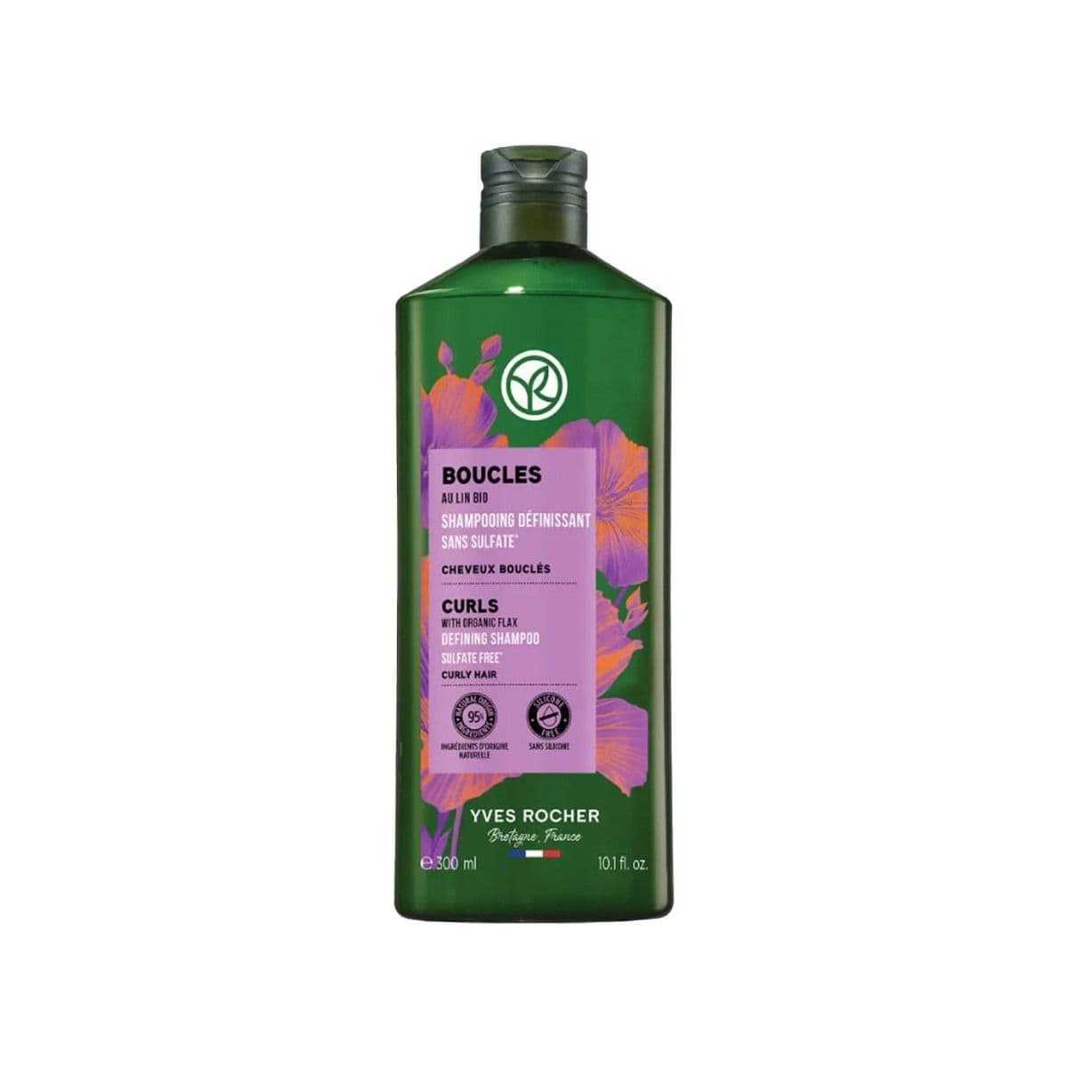 შამპუნი უსულფატო ხვეული თმისთვის 300 მლ 0768 ივ როშე - Yves Rocher