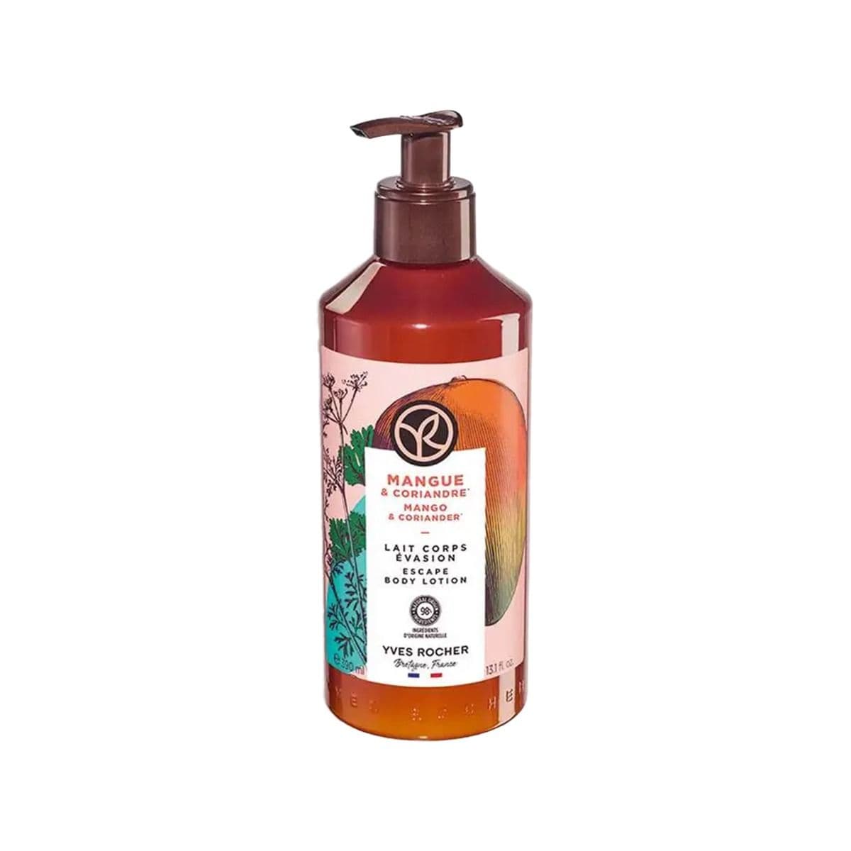 ტანის ლოსიონი მანგო და ქინძი 390 მლ 4264 ივ როშე - Yves Rocher