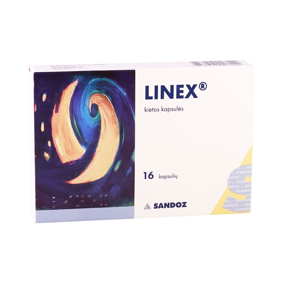 ლინექსი - Linex 25მგ. 16 კაფსულა