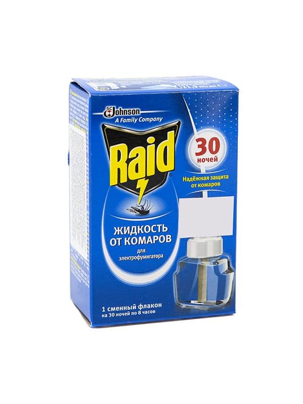 Raid - რაიდი Off კოღოს საწინააღმდეგო სითხე - 50მლ. - 30ღამე 1183