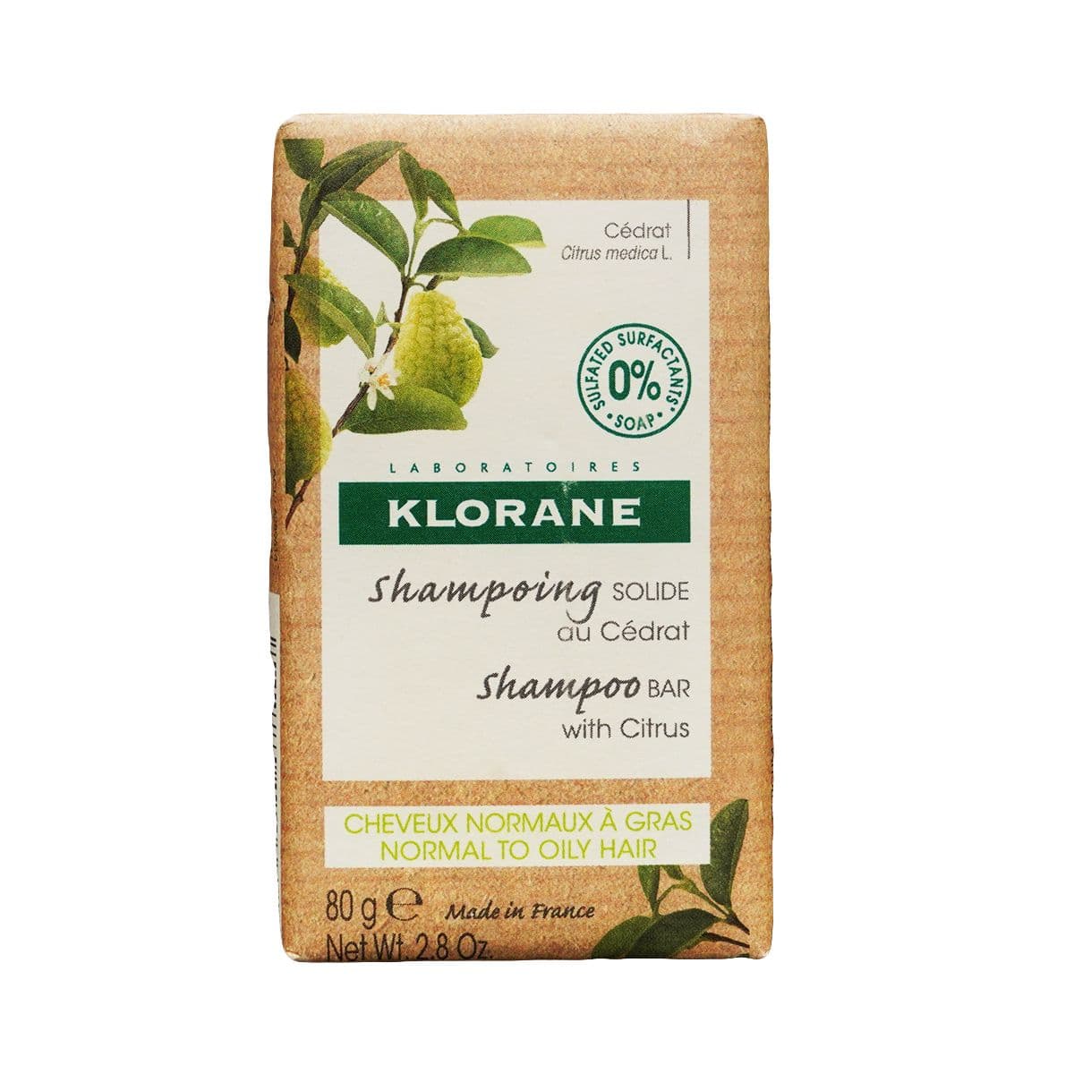 მშრალი შამპუნი ცედრა 80 გ. 0339 კლორანი - Klorane