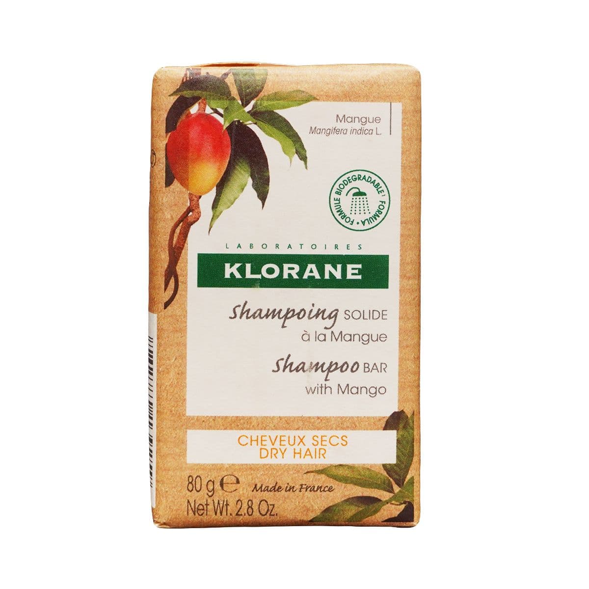 მშრალი შამპუნი მანგო 80გ 9259 კლორანი - Klorane