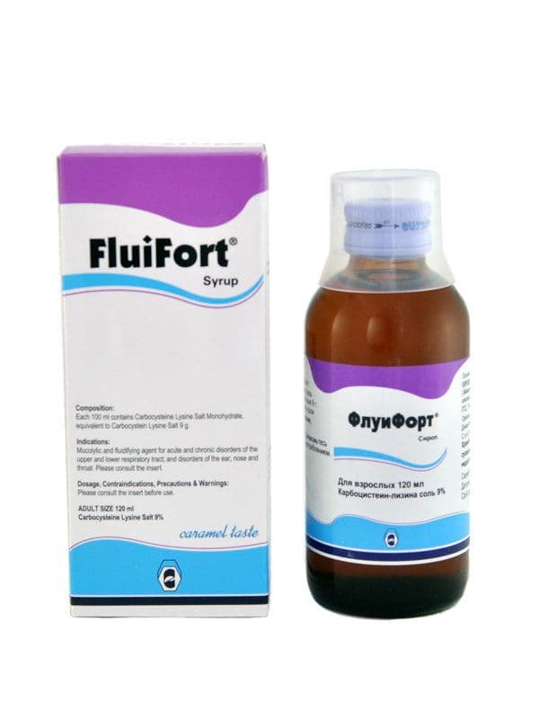 ფლუიფორტი - FLUIFORT 9% 120მლ. სიროფი
