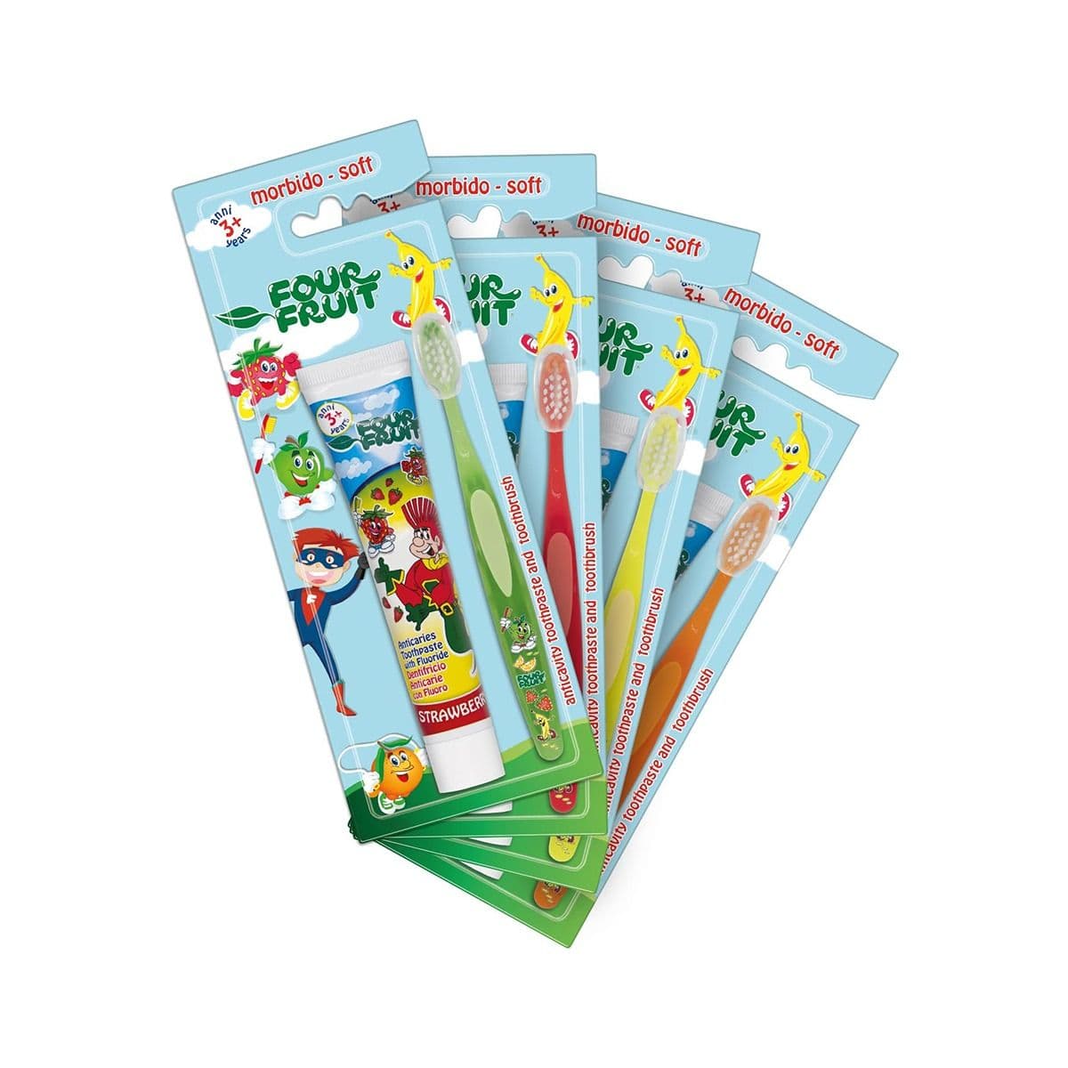 კბილის ნაკრები ჯაგრისი+საბავშვო პასტა პიავე - Piave