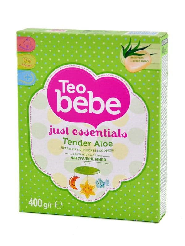 სარეცხი საშუალება - ფხვნილი - ალოე ვერა - 400გ თეო ბებე - Teo Bebe