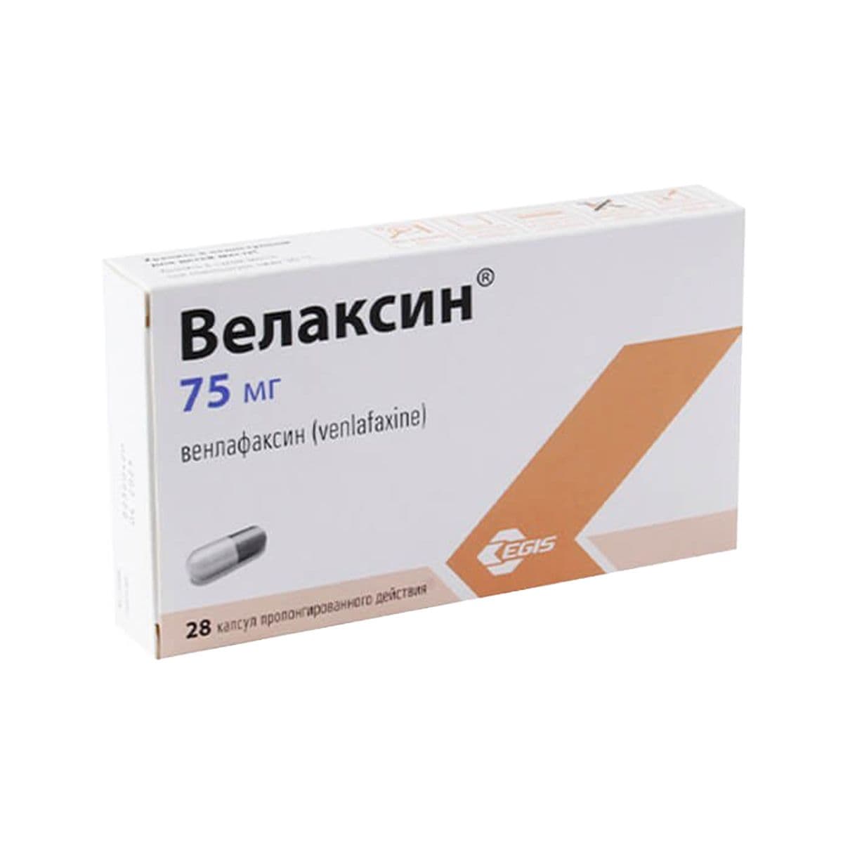 ველაქსინი - Velaxin 75 მგ 28 კაფსულა