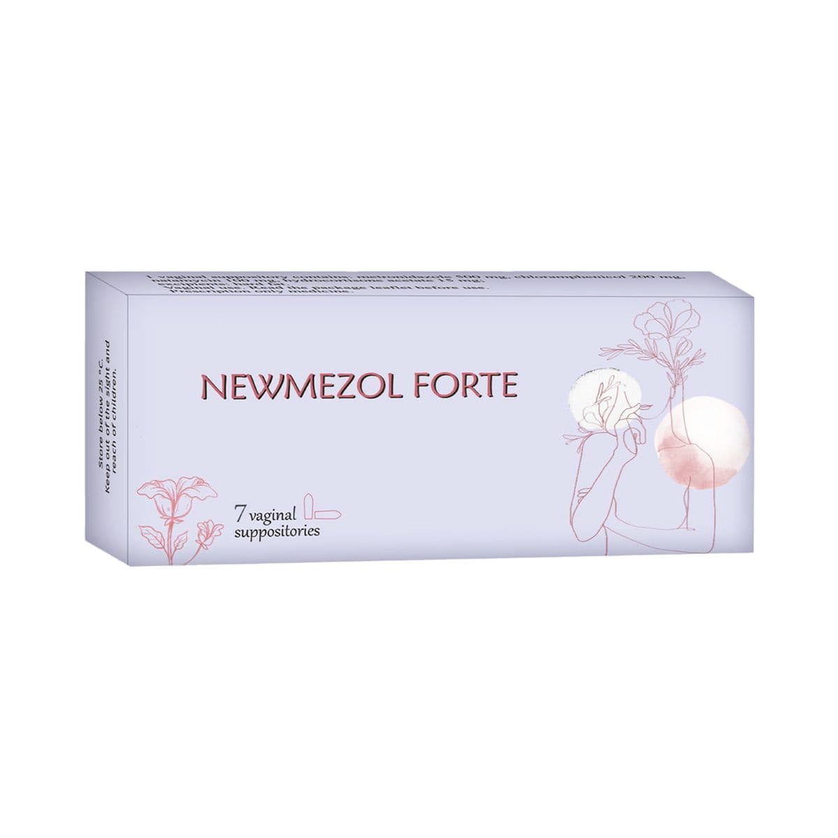 ნიუმეზოლი ფორტე - Newmezole Forte ვაგინალური სუპოზიტორი 7 ცალი