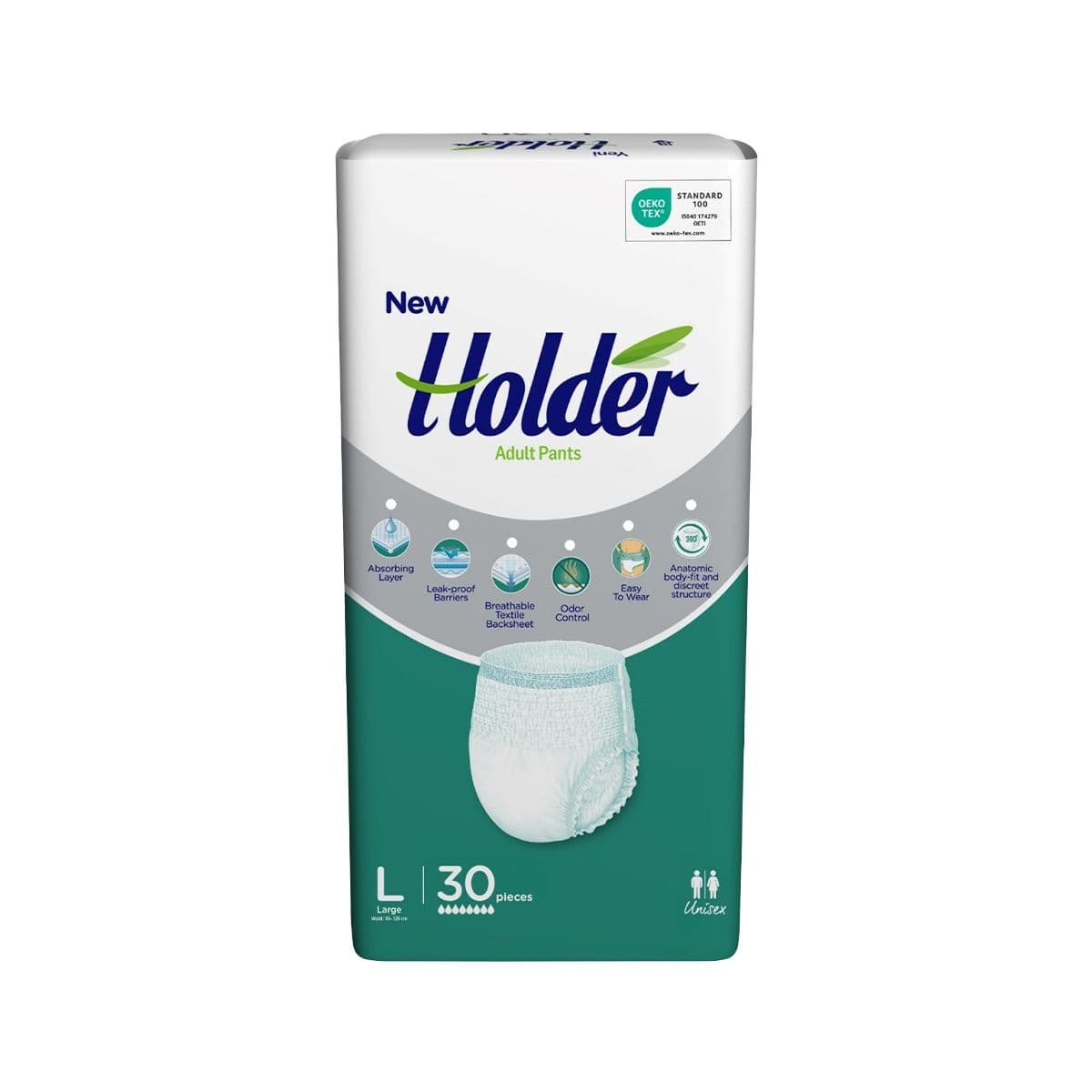 მოზრდილის ტრუსი ლარჯი 30 ცალი 6554 ჰოლდერი - Holder