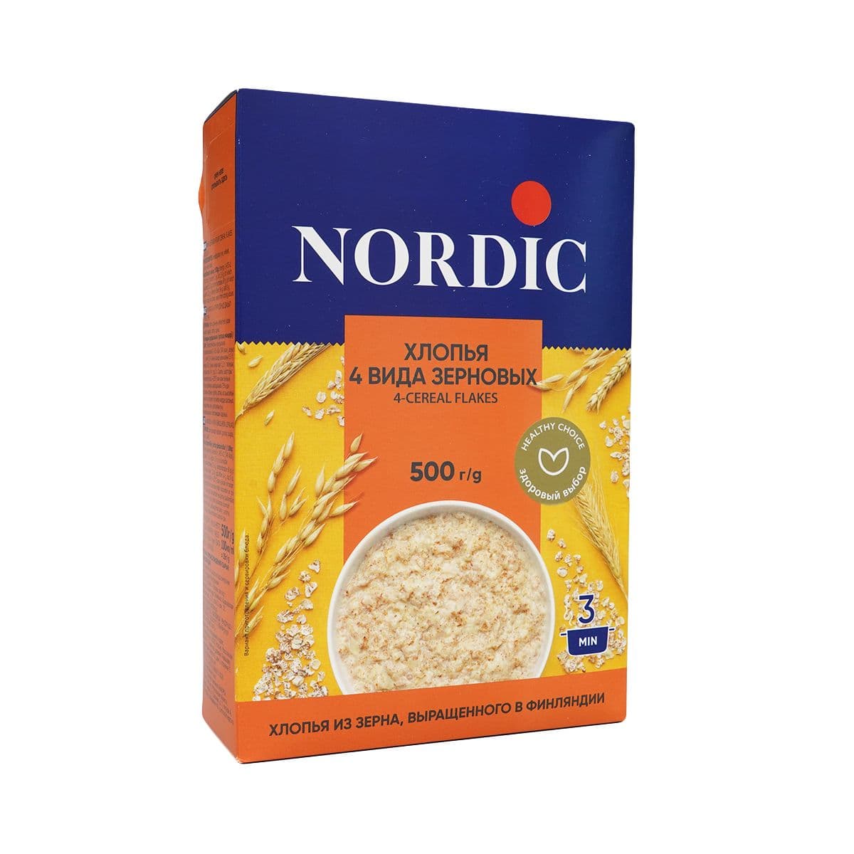 ურძეო ფაფა 4 სახის მარცვლი 500 გრ ნორდიკი - Nordic