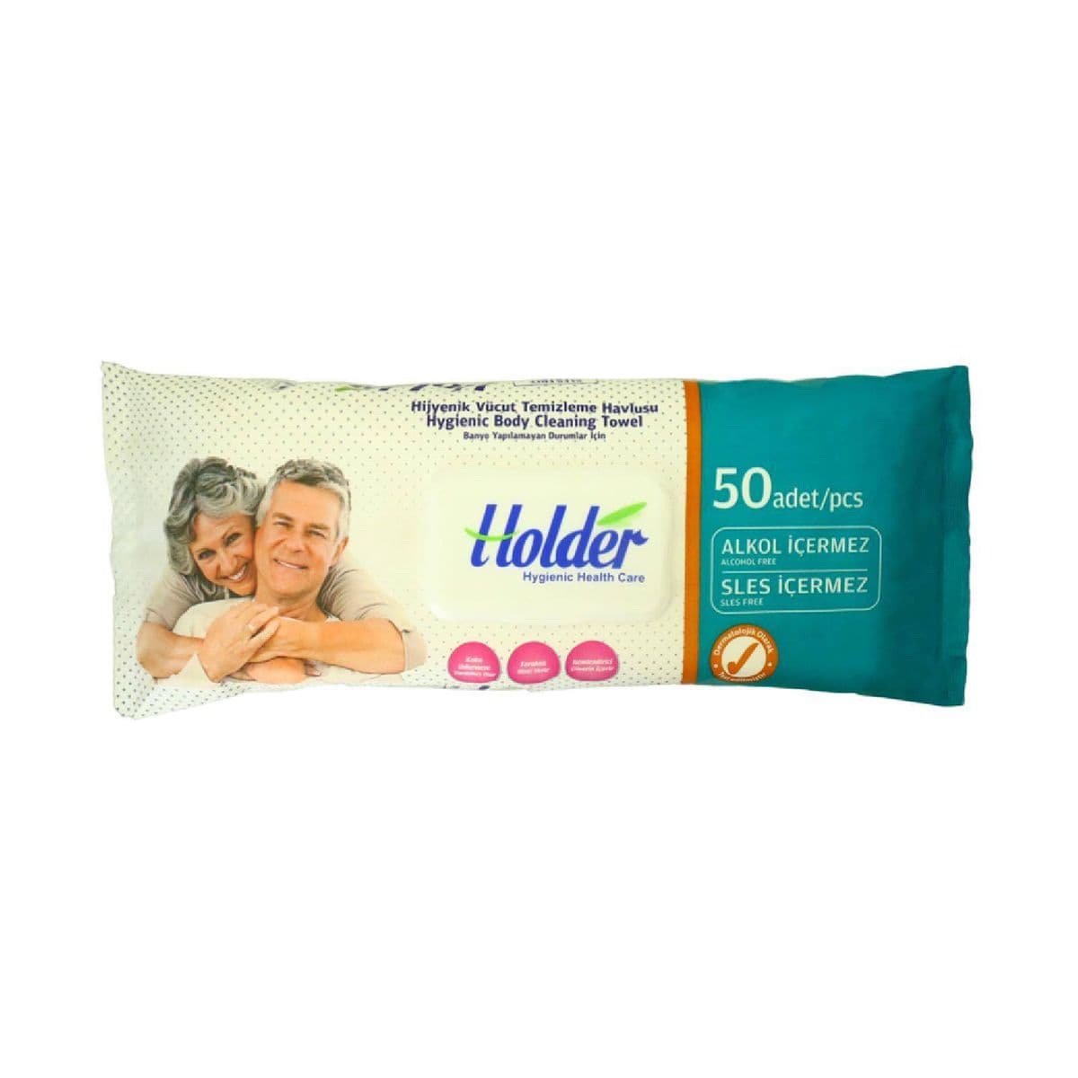 სველი ხელსახოცი მოზრდილის 50 ცალი 9029 ჰოლდერი - Holder