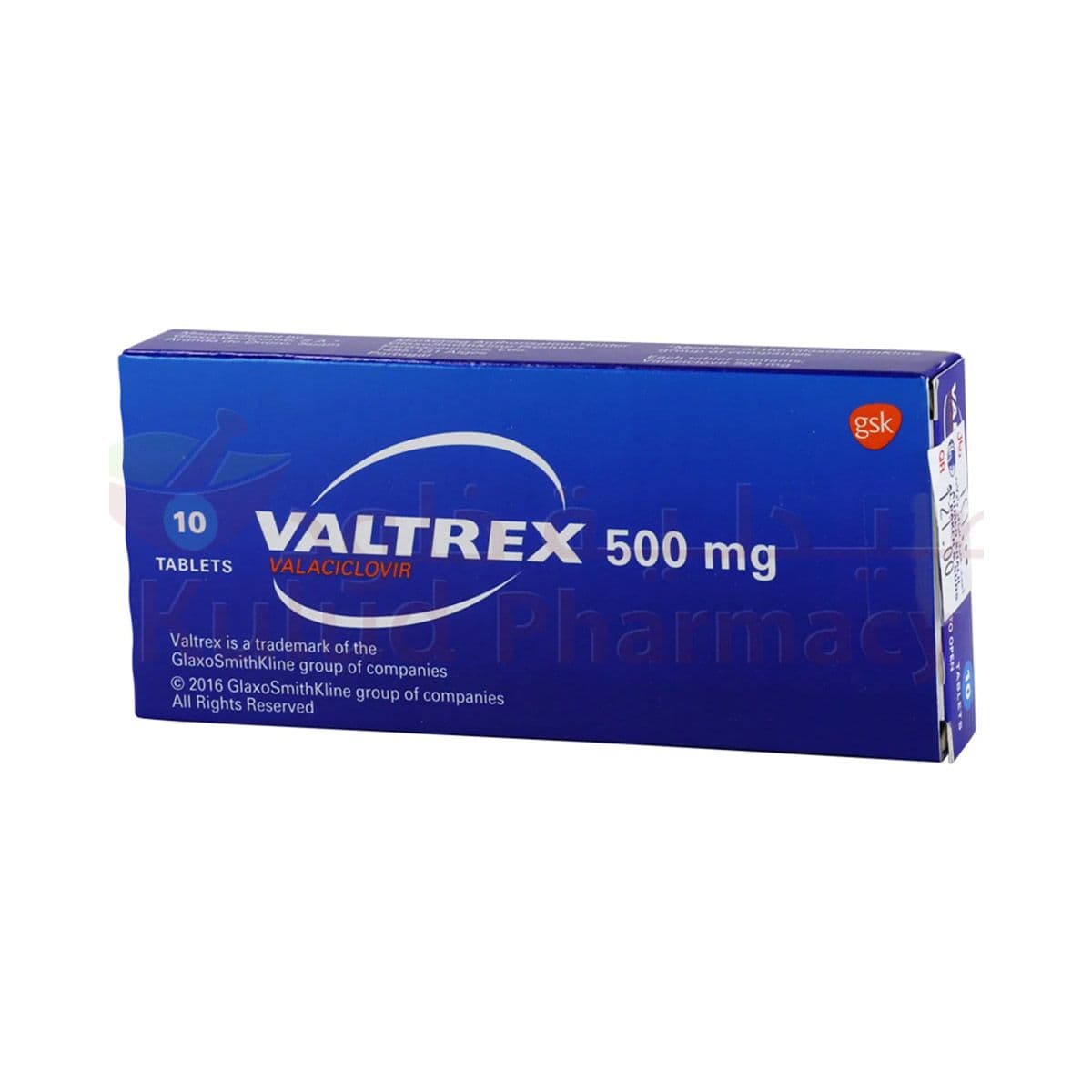 ვალტრექსი - Valterx 500მგ 10 ტაბლეტი