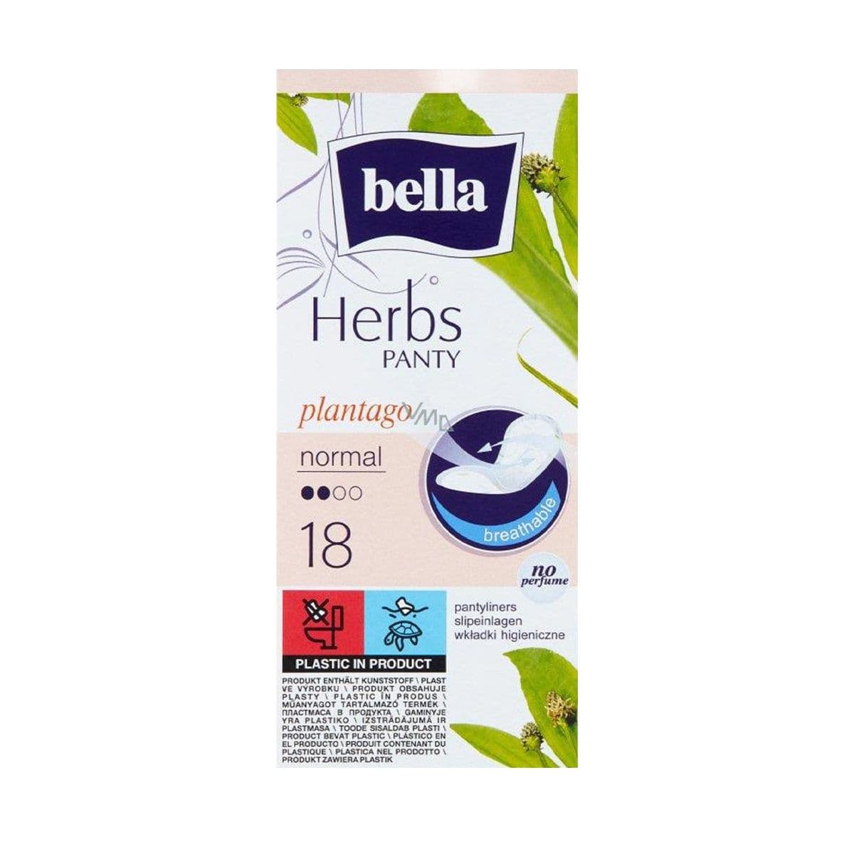 საფენი Deo Plantago 18 ცალი 2374 ბელა- Bella