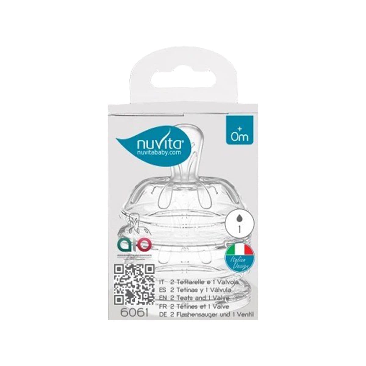 საწოვარა სილიკონის AC ფაფის 2 ცალი 2482 ნუვიტა - Nuvita