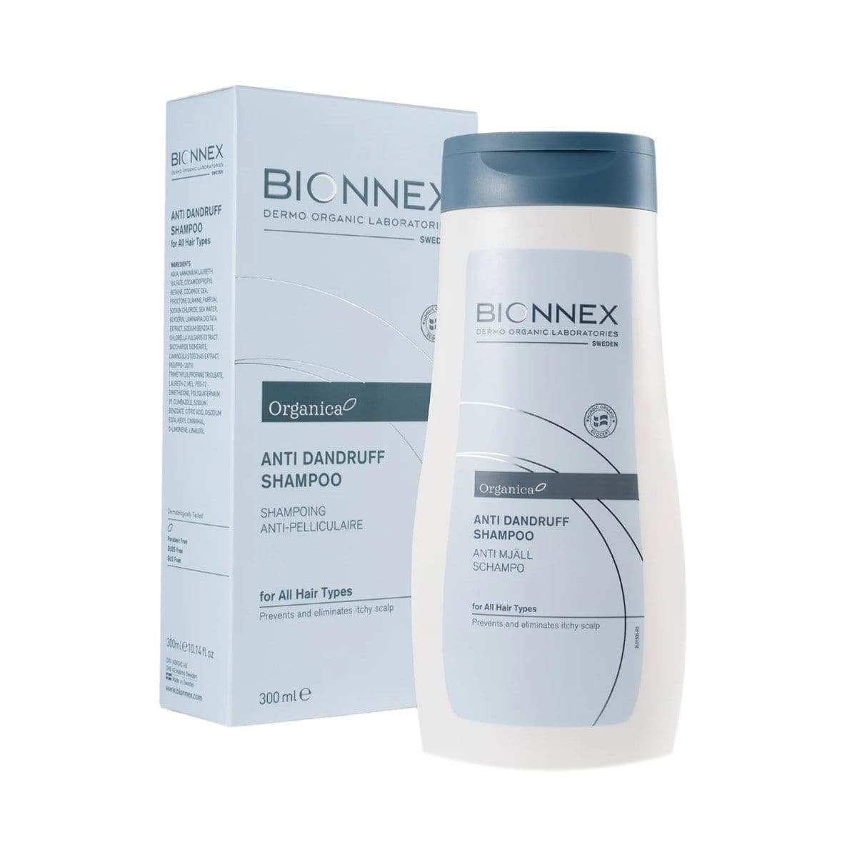 შამპუნი ქერტლის 300მლ 2497 ბიონექსი - Bionnex