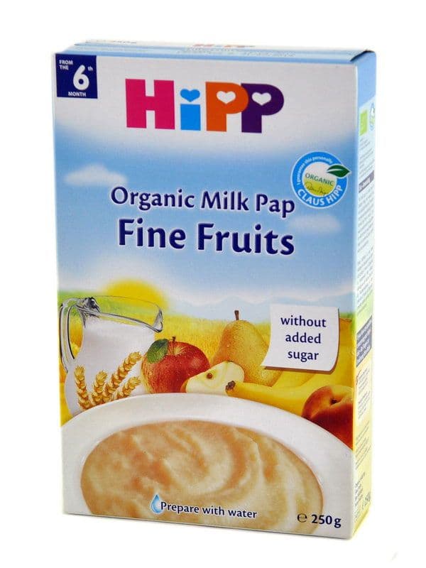 რძიანი ფაფა ხილით - 6 თვიდან ჰიპი - HIPP