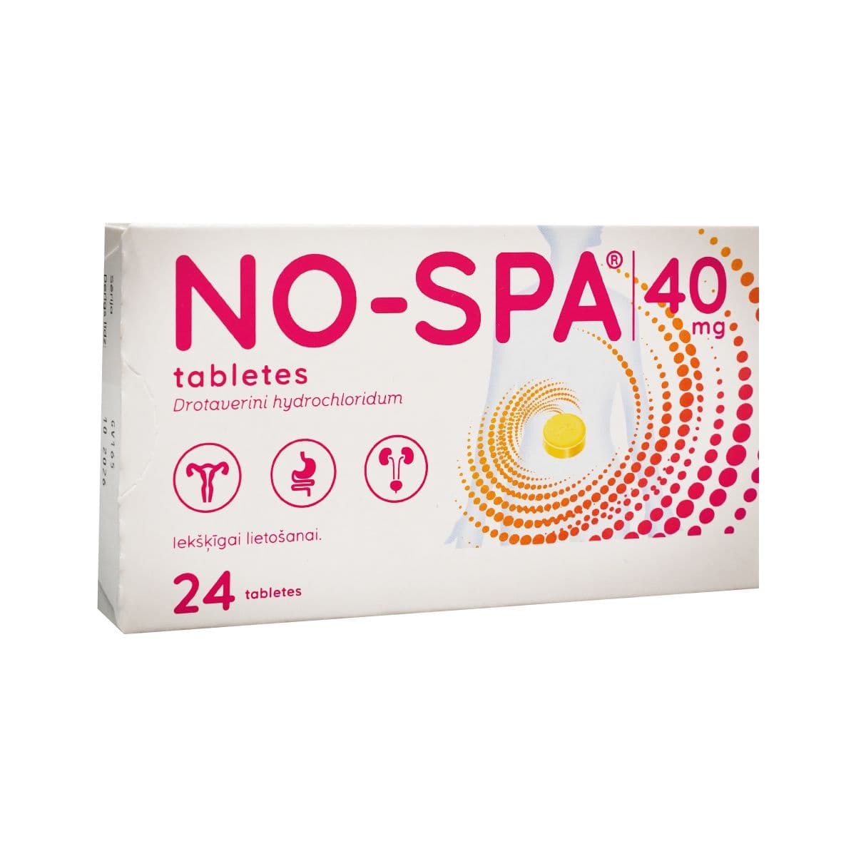 ნო-შპა - No-Spa 40 მგ 24 ტაბლეტი