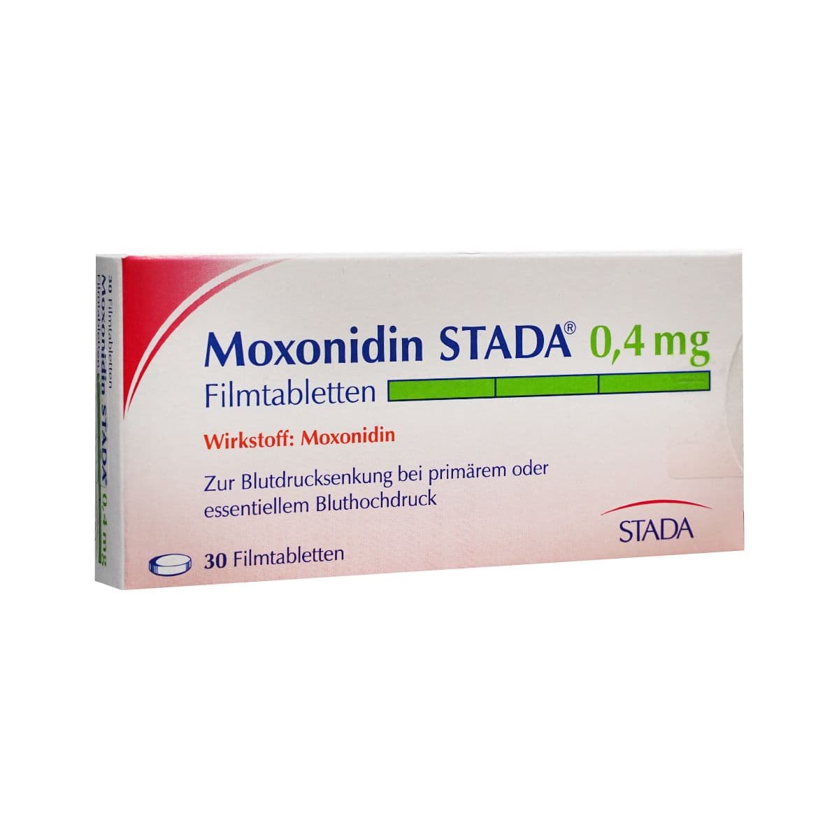 მოქსონიდინი სტადა - Moxonidin Stada 0.4 მგ 30 ტაბლეტი