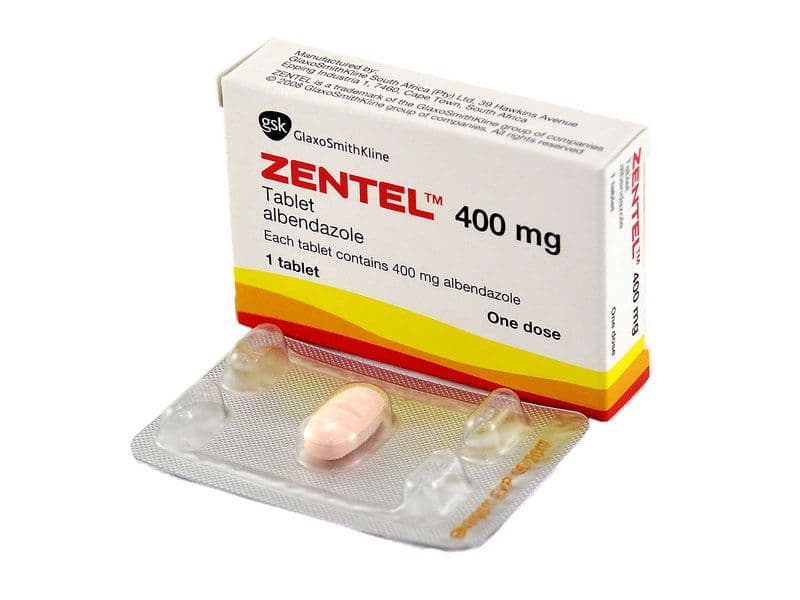 ზენტელი - Zentel 400მგ 1 ტაბლეტი