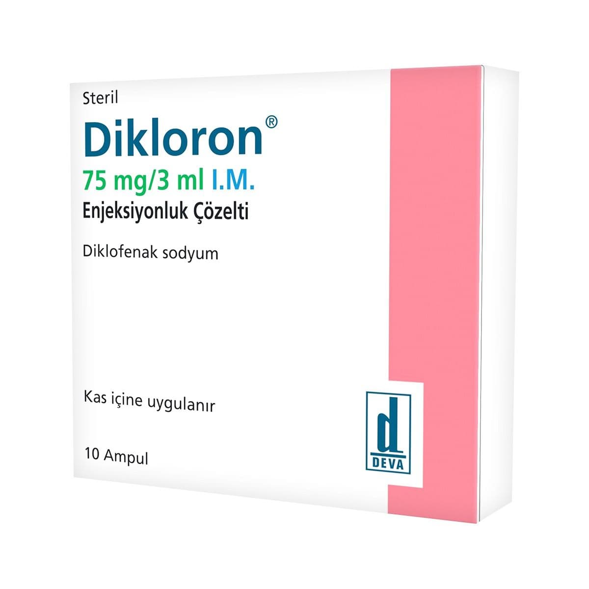 დიკლორონი - Dikloron 75მგ/3მლ 3მლ 10 ამპულა