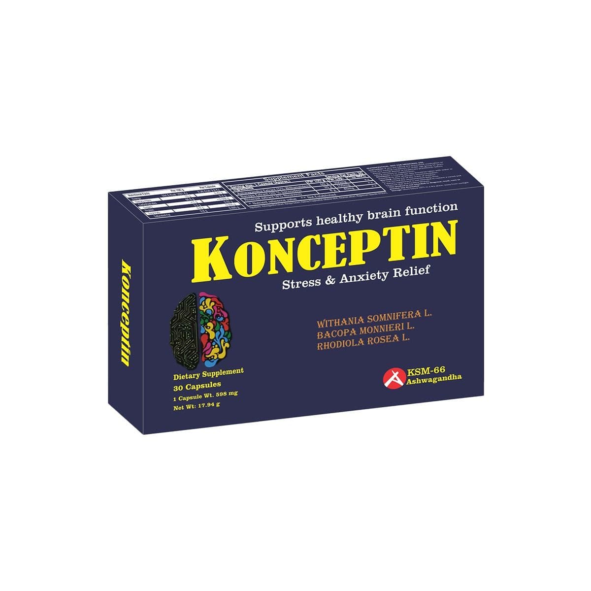 კონცეპტინი - Konceptin 30 კაფსულა