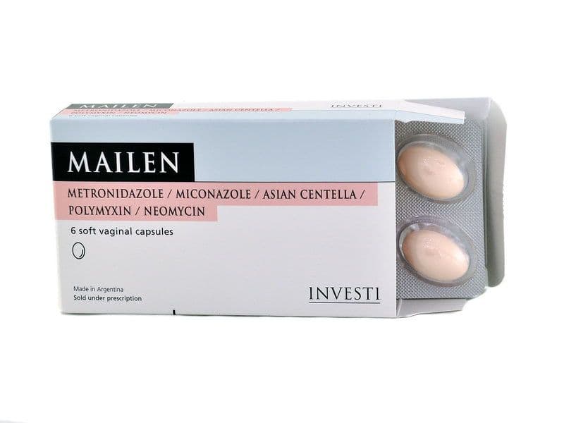 მაილენი - Mailen 6 ვაგინალური კაფსულა