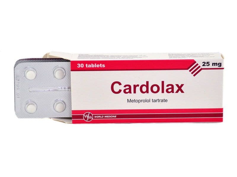 კარდოლაქსი - Cardolax 25მგ 30 ტაბლეტი