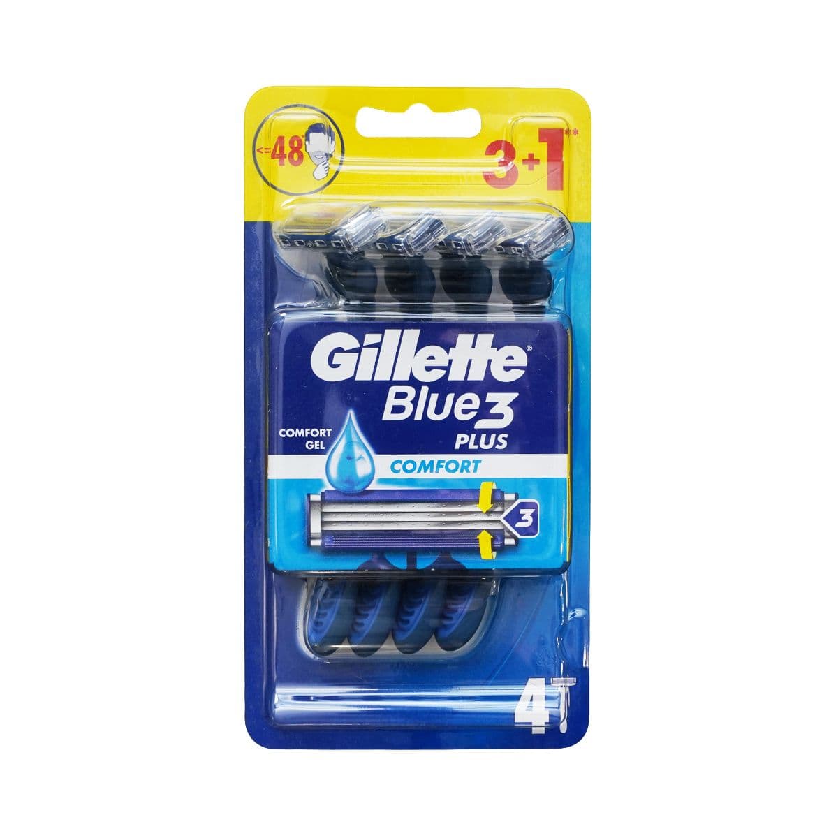 ერთჯერადი საპარსი ბლუ3 4 ცალი 9787 ჯილეტი - Gillette