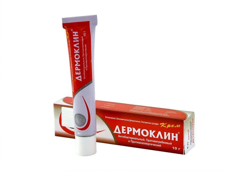 დერმოკლინის კრემი 10გ