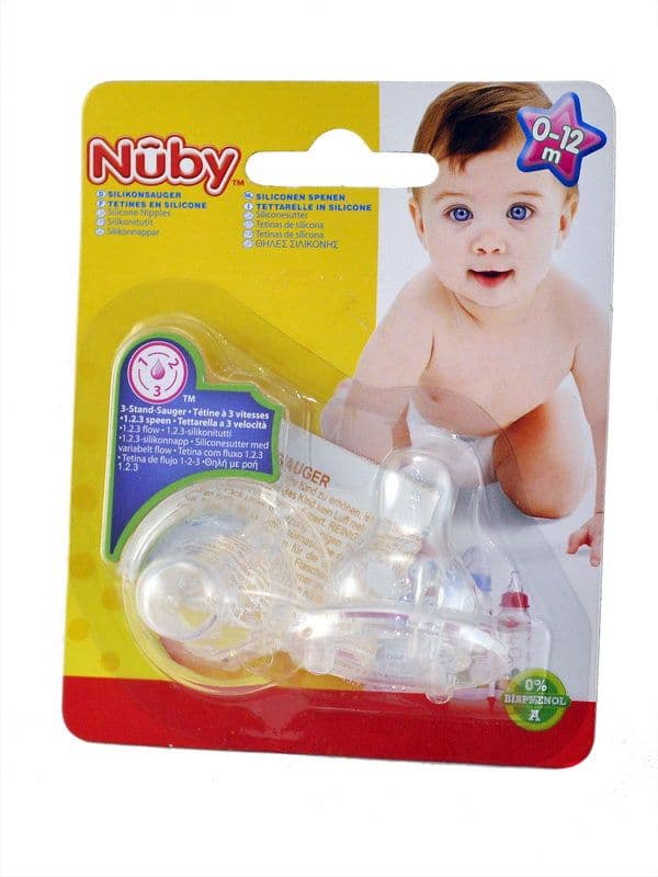 ბოთლის საწოვარა 2ც ნუბი - Nuby