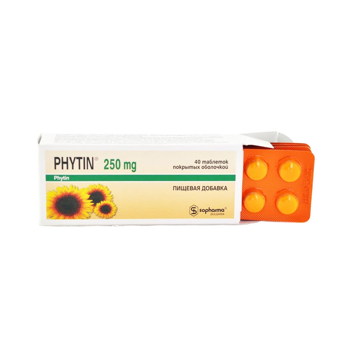 ფიტინი - Phytin 0.25გ 40 ტაბლეტი