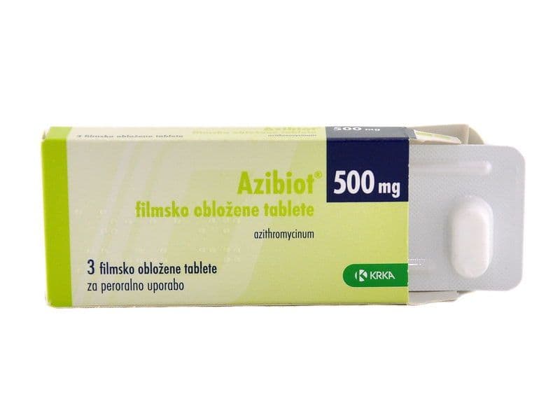 აზიბიოტი - Azibiot 500 მგ. 3 ტაბლეტი