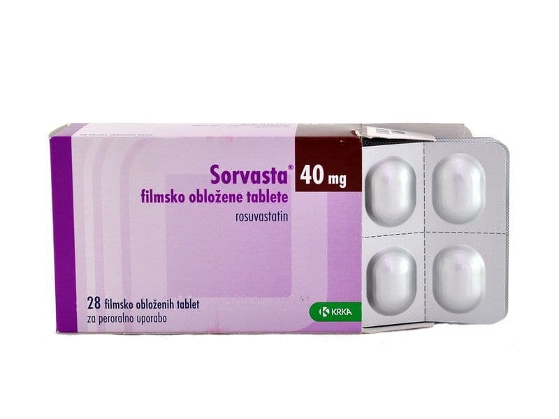 სორვასტა - Sorvasta 40მგ 28 ტაბლეტი