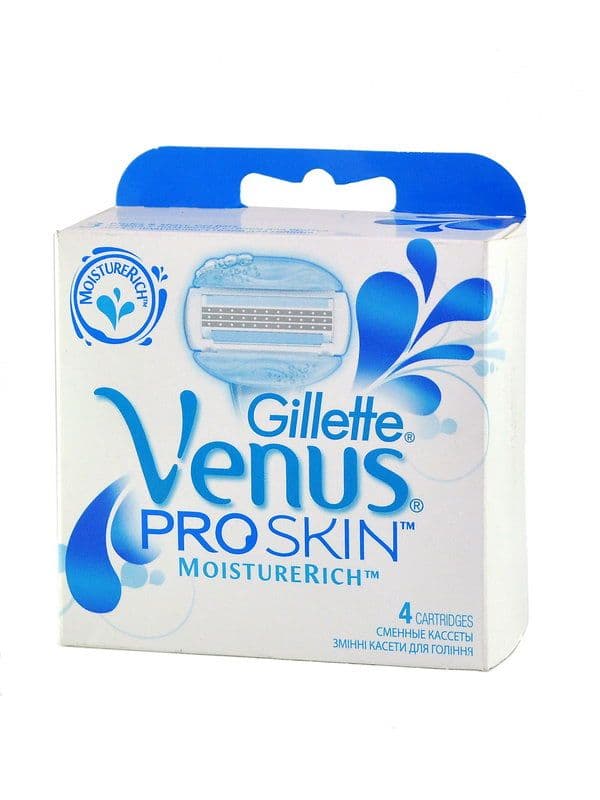 საპარსის პირი- ვენუსი დამატენიანებელი ეფექტით 4 ცალი ჯილეტი - Gillette
