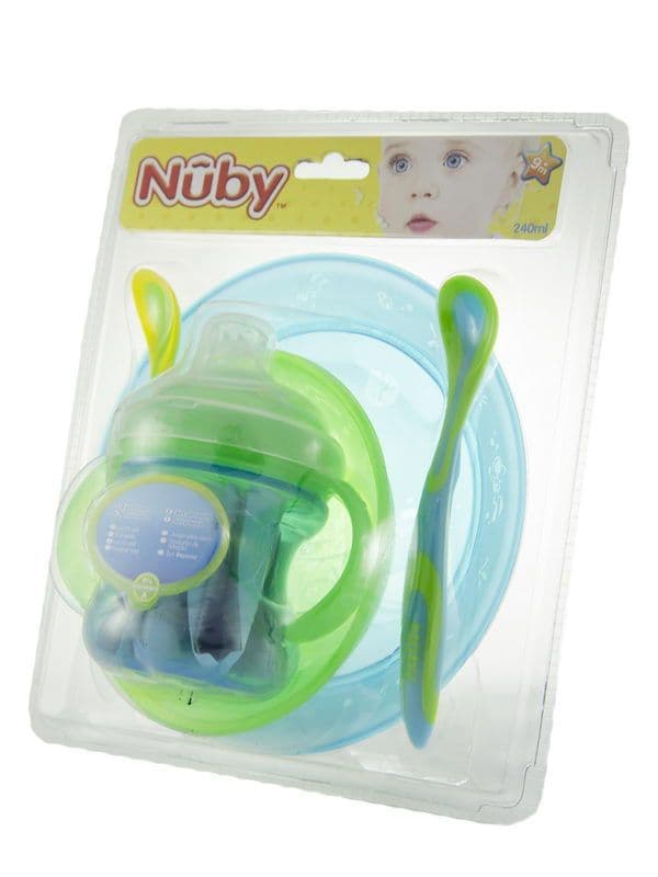 ჭურჭლის ნაკრები ნუბი - Nuby