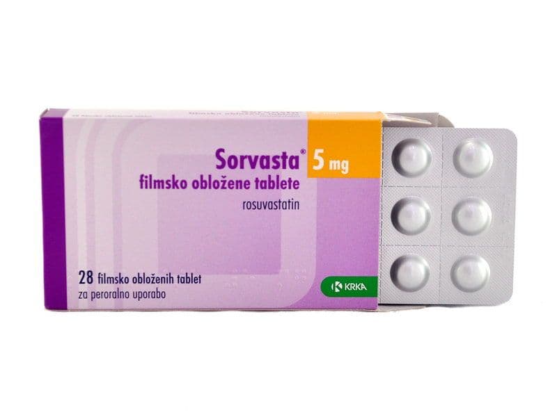 სორვასტა - Sorvasta 5მგ 28 ტაბლეტი