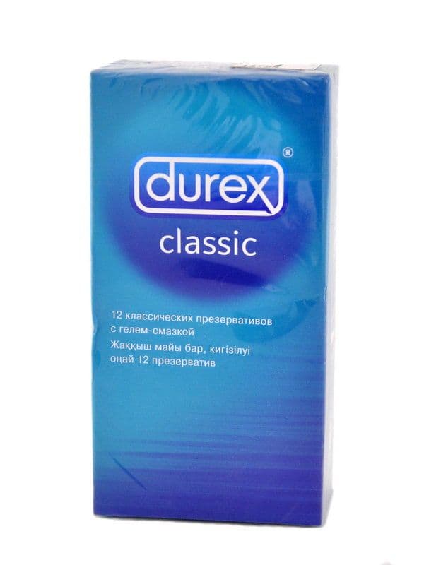 პრეზერვატივი Classic 12 ცალი დურექსი - Durex