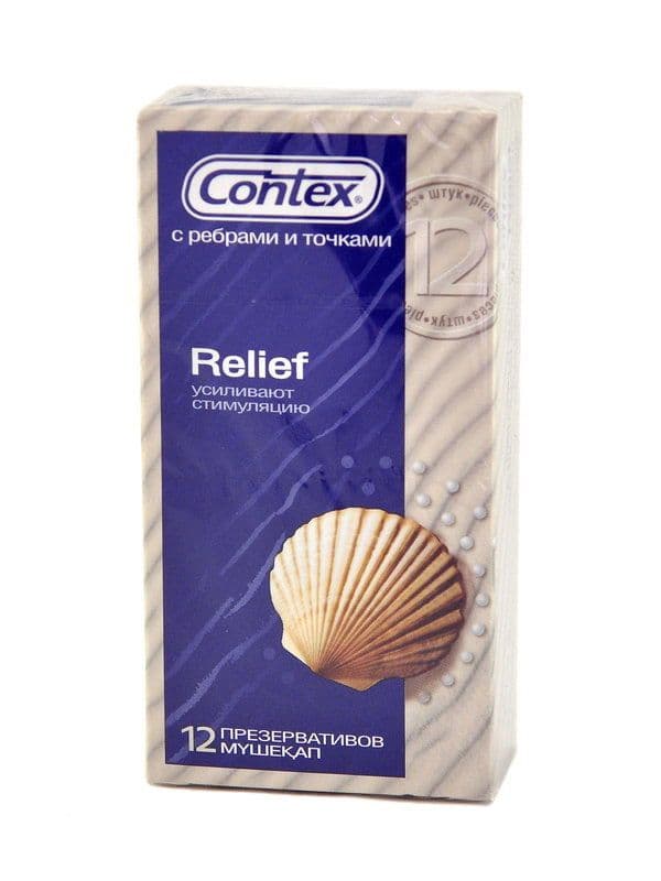 პრეზერვატივი Relief 12 ცალი კონტექსი - Contex