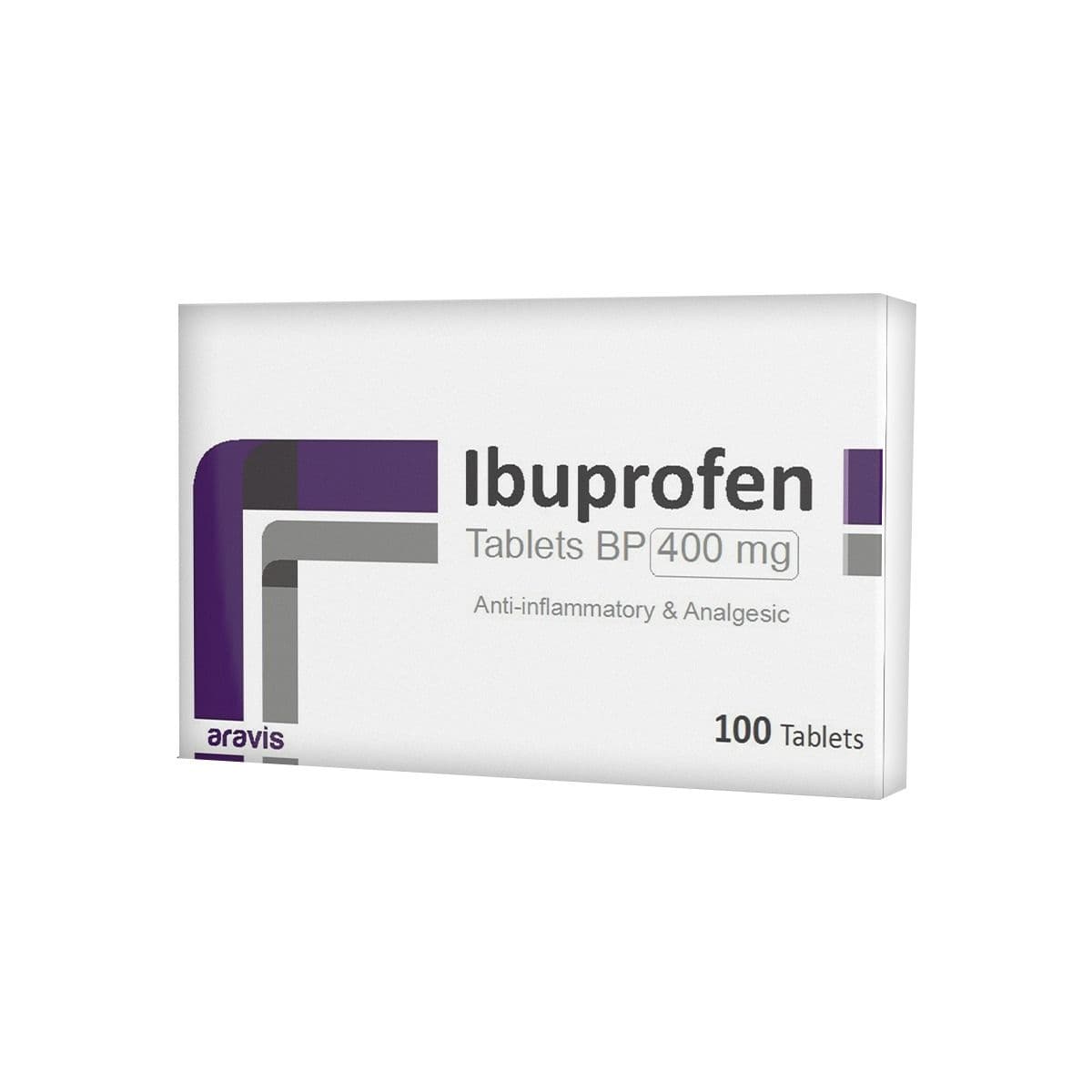 იბუპროფენი BP - Ibuprofen BP 400მგ 100 ტაბლეტი