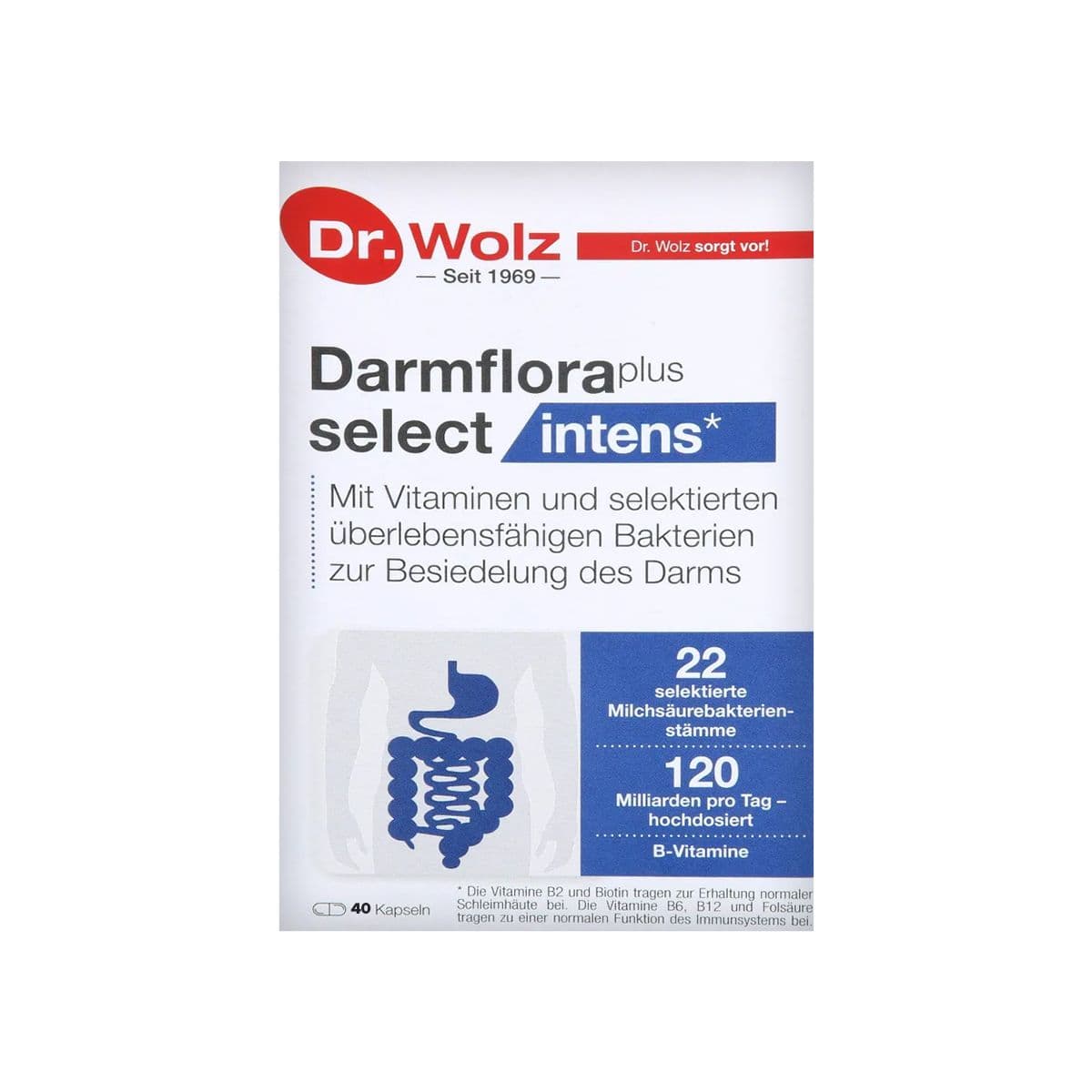 დარმფლორა პლუს სელექტ ინტენსი - Darmflora plus Select Intens 40 კაფსულა