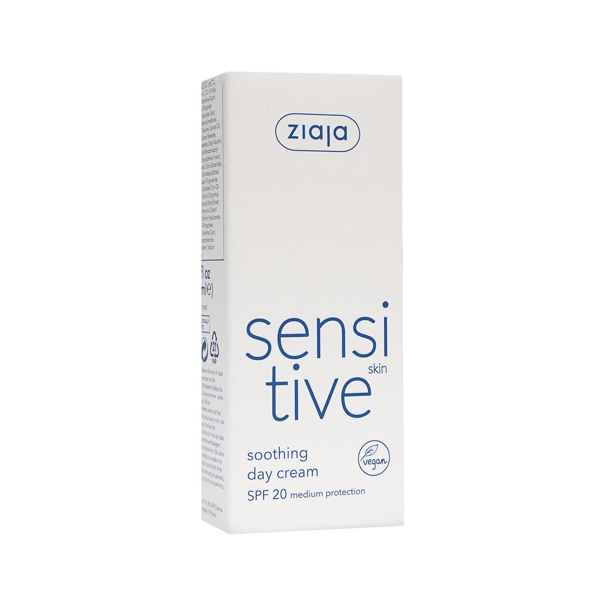 სახის კრემი Sensitive 50 მლ 6916 ზიაია - Ziaja