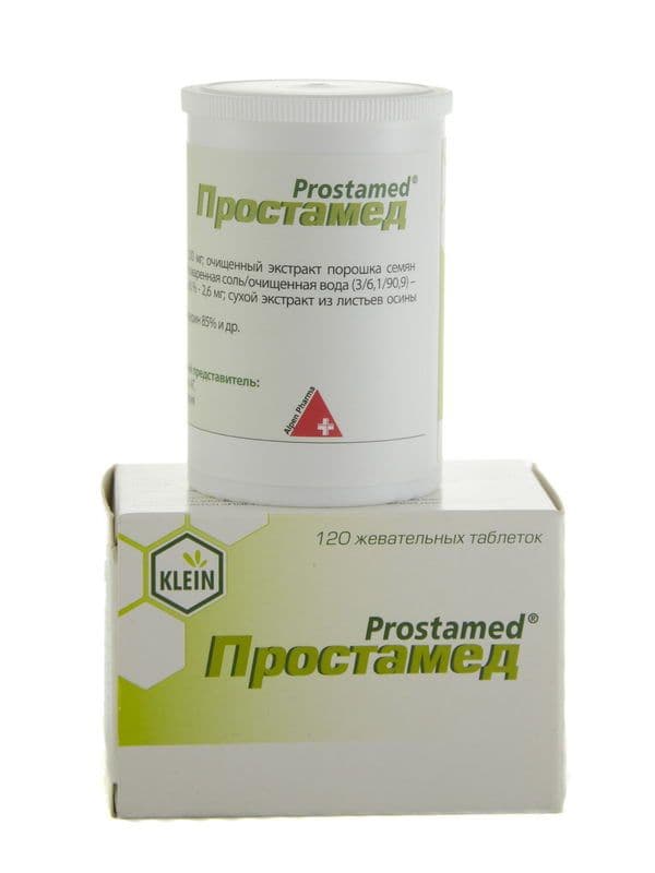 პროსტამედი - Prostamed 120 საღეჭი ტაბლეტი