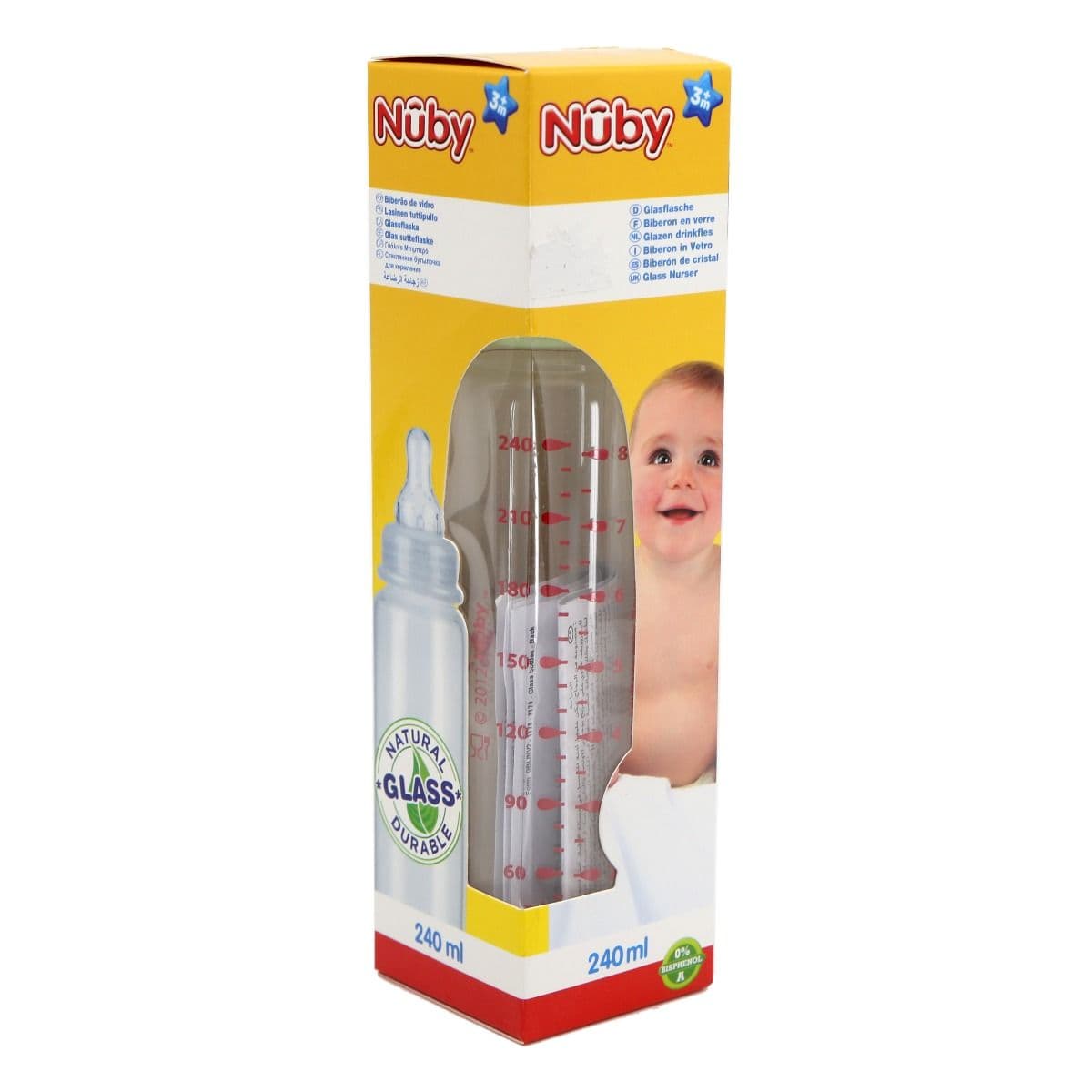 ბოთლი 240მლ ნუბი - Nuby