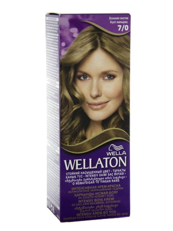 ველატონი თმის საღებავი მუქი ქერა 7/0 0284/1020 ველა - Wella