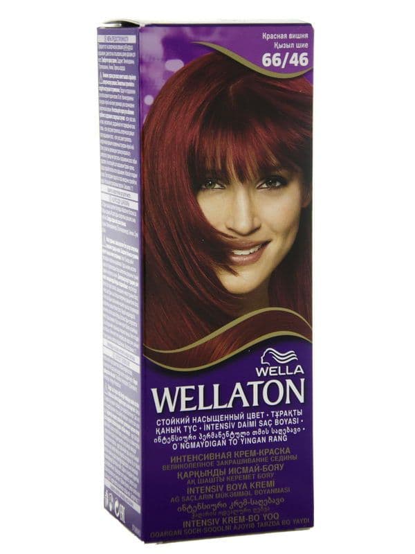 ველატონი თმის საღებავი ალუბლისფერი 66/46 0799/2492 ველა - Wella