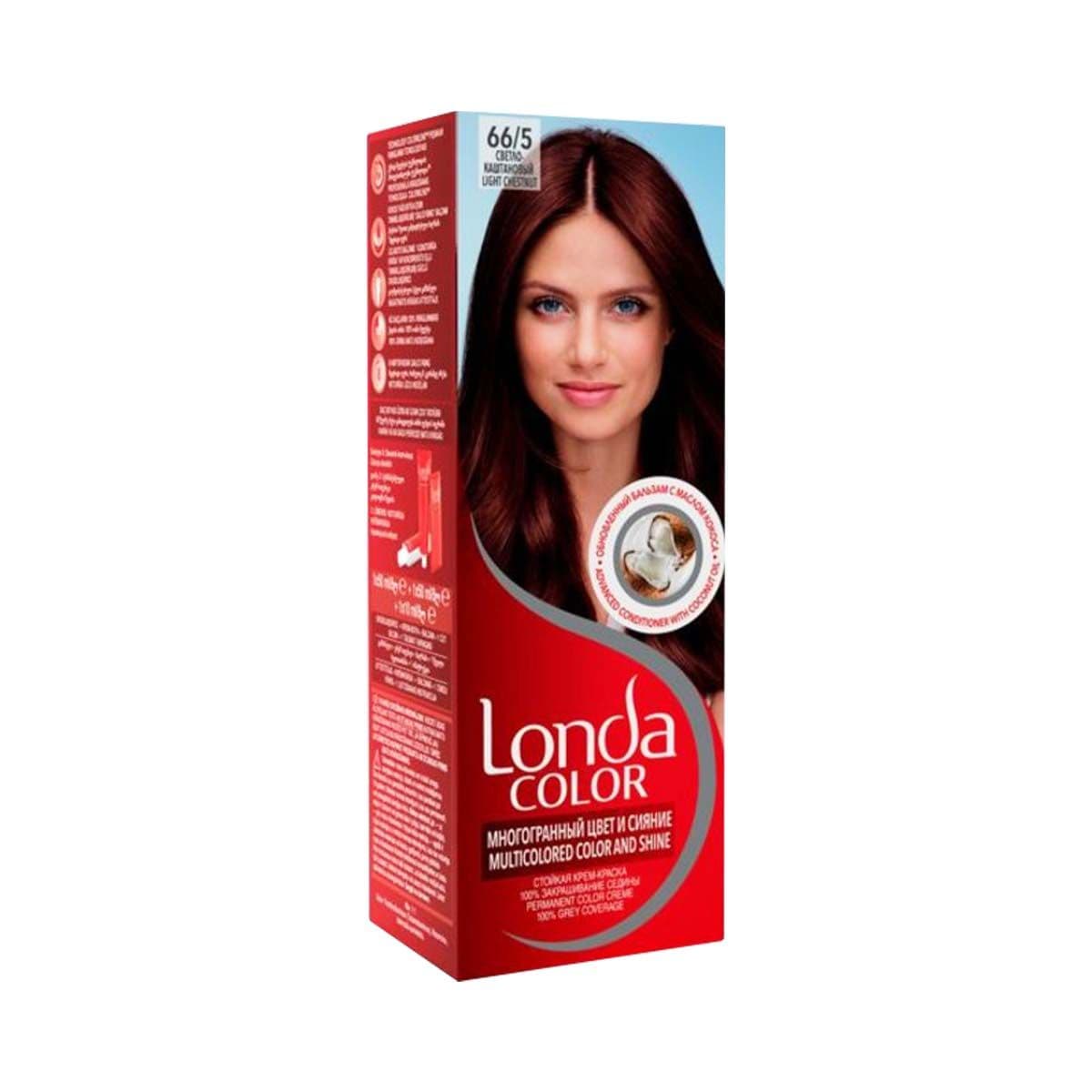 თმის საღებავი ღია წაბლისფერი 66/5 4441/5504 ლონდა - Londa