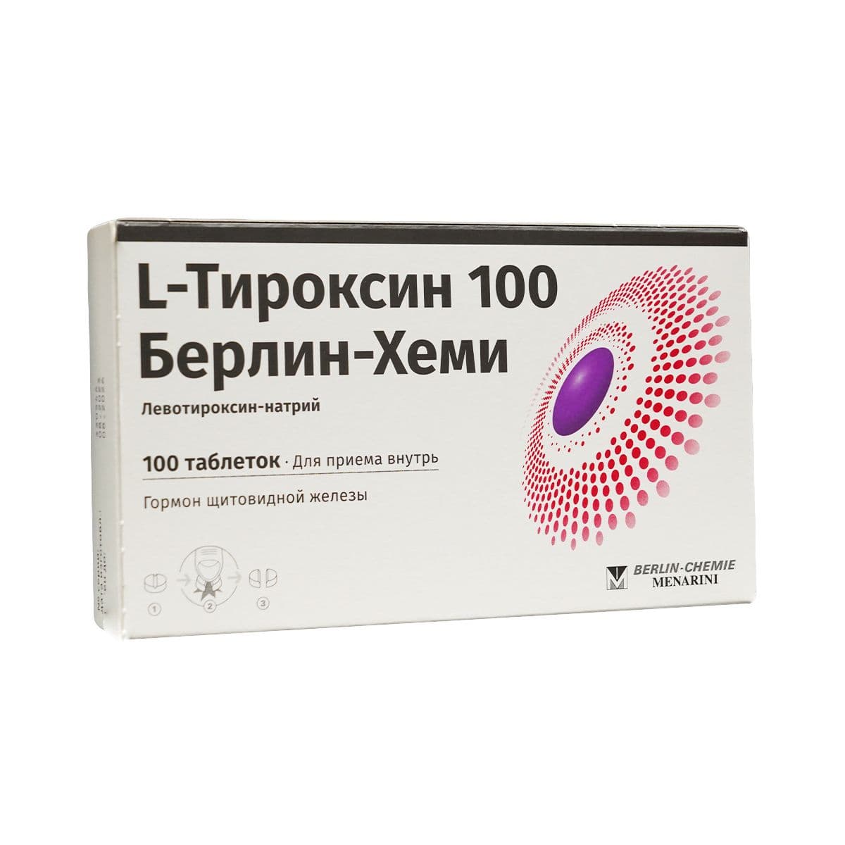 ლ-თიროქსინი - L-Thyroxin 100მკგ 100 ტაბლეტი