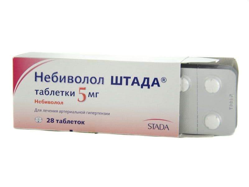 ნებივოლოლი შტადა 5მგ 28 ტაბლეტი